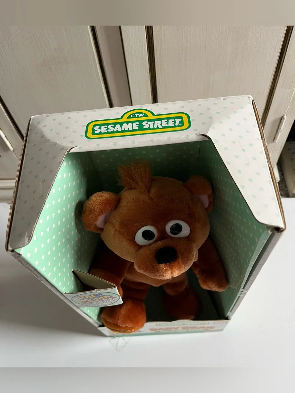 New Sesame Street Pal of the Month Baby Bear December 2000 Fisher-Price vintage